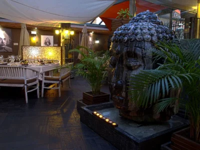 Zona interior de la terraza de El Secreto del Amor
